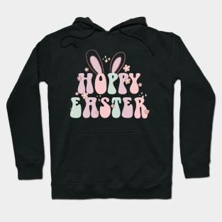 Hoppy Easter cool groovy easter design Hoodie